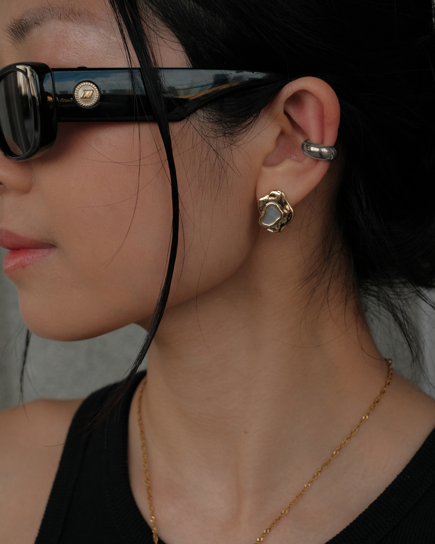 Harper Pearl Shell Earrings