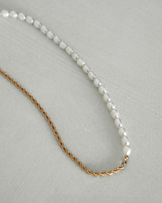Skye Freshwater Pearl Chain Necklace